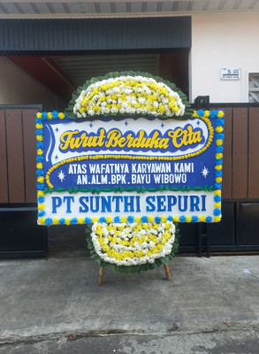 Papan Bunga Duka di Loa Kulu